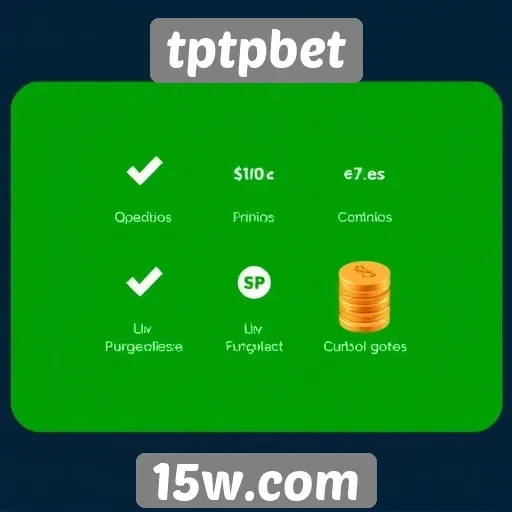 Opções de pagamento disponíveis no tptpbet